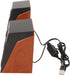 Wired Desktop Speaker, USB Powered 3.5mm Aux Multimedia Speakers, Mini Sound Bar for PC, Tablets, Laptop