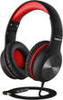 Headphones for Kids, Over Ear Kids Headphones with Microphone, 85dB/94dB Safe Volume Limit for School, Online Study,