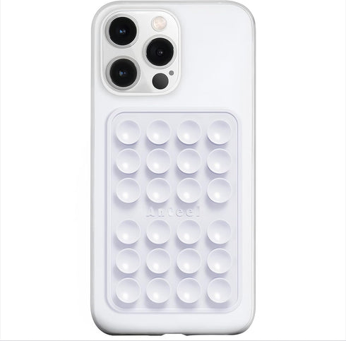 JiaJiuTong Silicone Suction Phone Case Adhesive Mount, Durable, Hands-Free Sticky Phone Holder, Upgraded