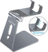 OMOTON C2 15 14 13 8 7 6, Adjustable Cell Phone Stand, Aluminum Desktop Phone Holder Dock Compatible with iPhone Xs XR