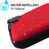 Lacdo Hard Drive Carrying Case for Seagate Portable/Backup Plus Slim HDD, Shockproof Travel Bag (Red, 1TB-5TB)