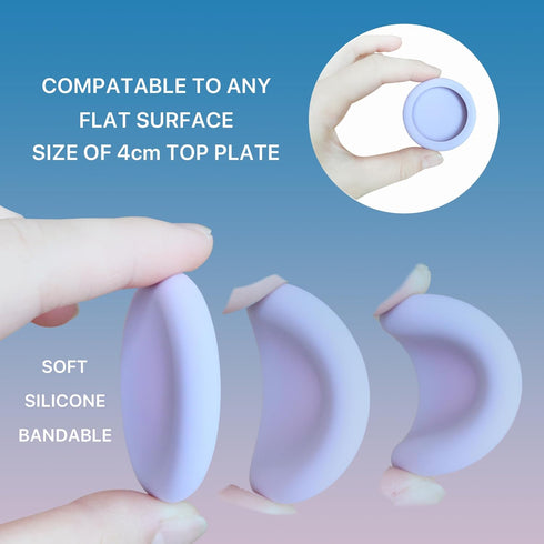 GRIPONG Cute Soft Silicone Cover Expandable Collapsible Mobile Phone Grip Stand Holder for Smartphone Tablet Accessory