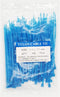 4 Inch Blue Zip Ties, 100 Pieces, 18lb Strength Nylon Cable Wire Ties