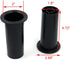 Geesatis 4 pcs Speaker Port Tubes 4.72" x 2" ABS Speaker Box Bass Air Port, Black