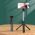Fryzzolum Selfie Stick Tripod Extendable Bluetooth-Compatible Remote Portable Smartphone Stand Mount for Phone