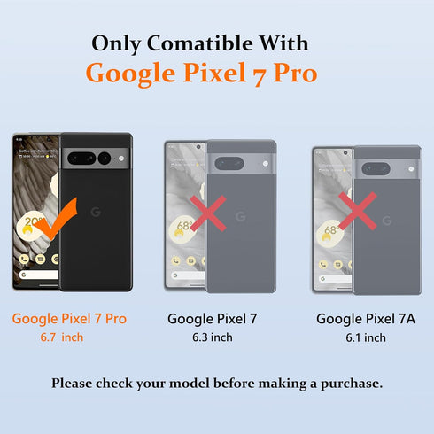 for Pixel 7 Pro Case, Google Pixel 7 Pro Case Slide Camera Cover Heavy Duty Military Grade Shockproof Magnetic Ring Holder Kickstand Case for Pixel 7 Pro, Navy Blue