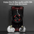 Ultra-Thin Diaphragm CCA CRA Wired IEM Earbuds with Super Bass & Clear Sound for Musicians, DJs, & Singers (White)