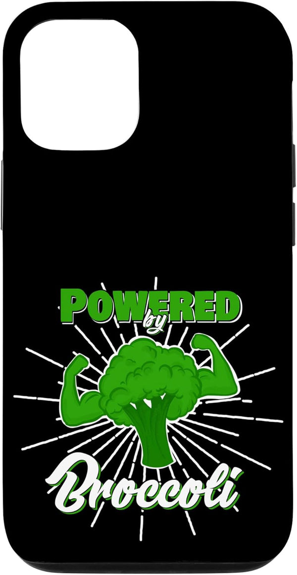 Powered by Broccoli Funny Gym Design Case for iPhone 12/12 Pro