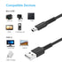 2 Pack 3ft Mini USB Cable - USB 2.0 to Mini B Charger for PS3 Controller, MP3 Player, Digital Camera, GPS, Hero 3+