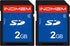INDMEM 2 Pack SD Card, 2GB Class 4 Flash Memory Card, 2G SLC Standard Secure Digital Cards