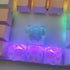 Personalized Cute Bowknot Transparent Keycap - Handmade OEM Profile Keycap Base for Mechanical Keyboard (Blue)