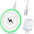 Motorola Edge 2024 Wireless Charger Fast Charging Pad 15W with 18W Quick Charger Block for Moto G Stylus 5G