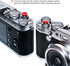 11mm 10mm Surface(2 Pack) VKO Red Metal Soft Shutter Release Button,Delicate Camera Shutter Button Concave Convex