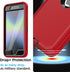 AICase iPhone SE 3rd & 2nd Gen Case with Built-in Screen Protector, Heavy Duty Shockproof 3-Layer Rugged Cover,