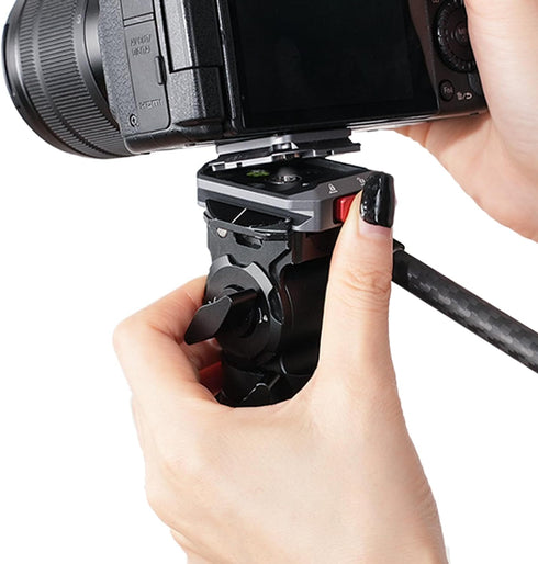 IFOOTAGE Camera Quick Release Plate Q38, Tripod Mount Adapter for Sony Canon Monopod DSLR Stabilizer Slider
