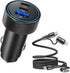 Ankuee USB C Car Charger, 3-Port 82.5W Dual PD Fast Charging QC Vehicle