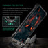 CARLOCA iPhone SE 2022 Case, Black Red Eyes Wolf, Anti-Scratch Soft TPU Shockproof Unique Protective Cover