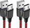 Micro USB Cable Compatible with Fire Tablet HD 7 8 10, E-Readers, Samsung Galaxy, 6 FT Braided Fast Charging Cord