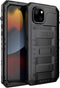 Marrkey Waterproof Case for iPhone 15, Heavy Duty Durable Metal Full Body Shockproof Dustproof Military Grade Defender