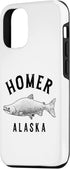 We Love Homer Alaska - Apparel & Gifts 12/12 Homer Alaska Sockeye Salmon Fishing Souvenir Case for iPhone Pro