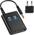 Ankilo Bluetooth 5.2 Transmitter Receiver, Upgraded 2-in-1 Airplane Wireless Adapter, Dual Link AptX