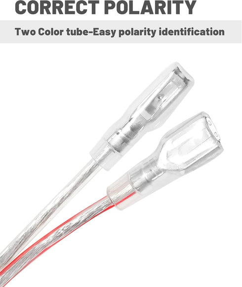 RED WOLF Front or Rear Door Speaker Wire Harness Connector Adapter for Toyota 2018-2022, Camry RAV4 Avalon