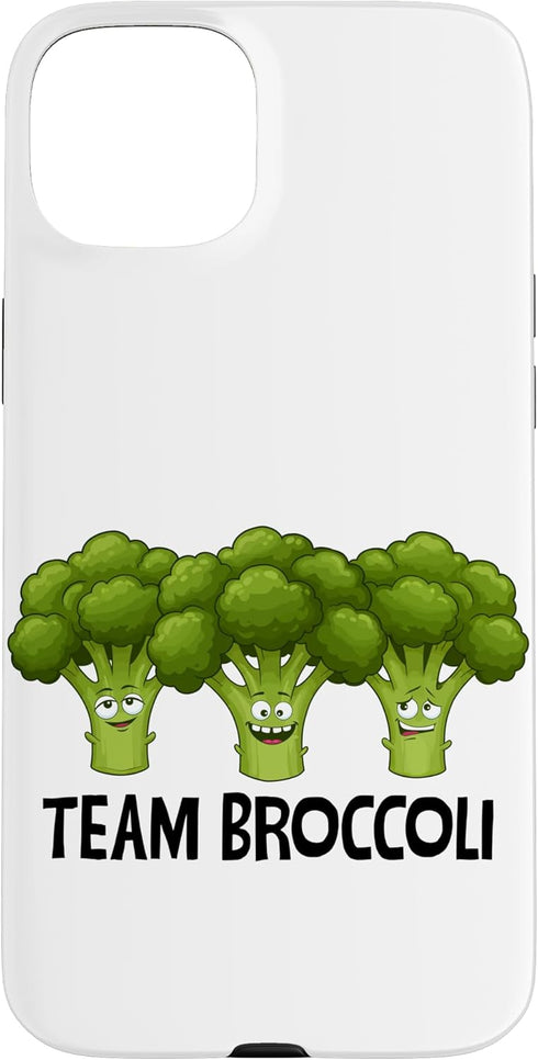 Funny Healthy Food Broccoli Outfit Team Broccoli Funny Vegetable Broccoli Case for iPhone 15 Plus