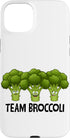 Funny Healthy Food Broccoli Outfit Team Broccoli Funny Vegetable Broccoli Case for iPhone 15 Plus