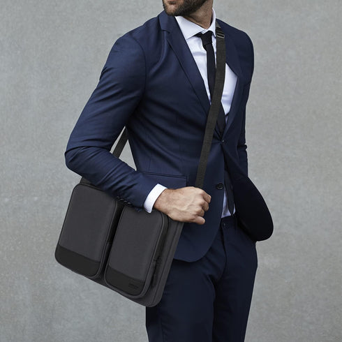 14 inch Laptop Case Sleeve, Waterproof Shock-Resistant Lightweight Shoulder Bag, 360 Protective Briefcase
