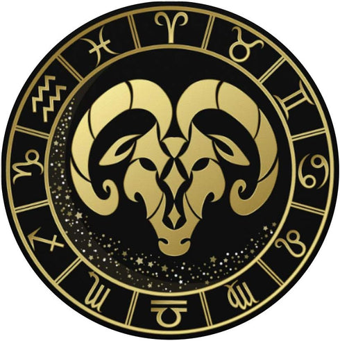 Aries Zodiac Design Cool Birthday Gift PopSockets PopGrip: Swappable Grip for Phones & Tablets
