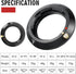TTArtisan M Lens to L Mount Adapter - Compatible with T, TL, SL, CL, TL2 S1, S1R, S1H, S5 Cameras