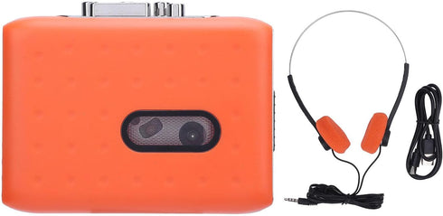 Cassette Cassette Cassette MP3 Player Tape Recorder, Portable Tape Player, USB C to Converter, Built in Microphone
