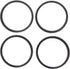 Macro Close Up Lens Filter Kit 58mm for Cameras with +1 +2 +4 +10 Optical Glass