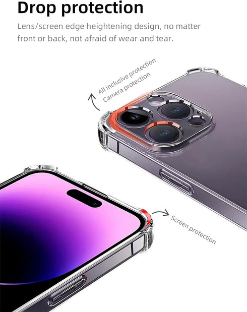 Clear Case for iPhone 11 - Crystal Clear Military Grade Drop Protection, Non-Yellowing Armor, Shockproof Protective Cover, Compatible with iPhone 11 (iPhone 11)