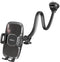 1Zero Solid Car Truck Phone Mount Holder with 14-Inch Gooseneck Long Arm, Windshield Mobile Holders with