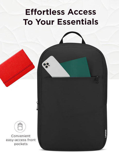Backpack B215 15.6-Inch Lenovo Laptop for Computers Up to Multi Compartment Water Repellant Bag for Travel