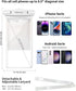 wellhouse Waterproof Phone Pouch, Case for iPhone 15/14/13/12 Pro Max, IPX8 3D Dry Bag Beach Essentials - White