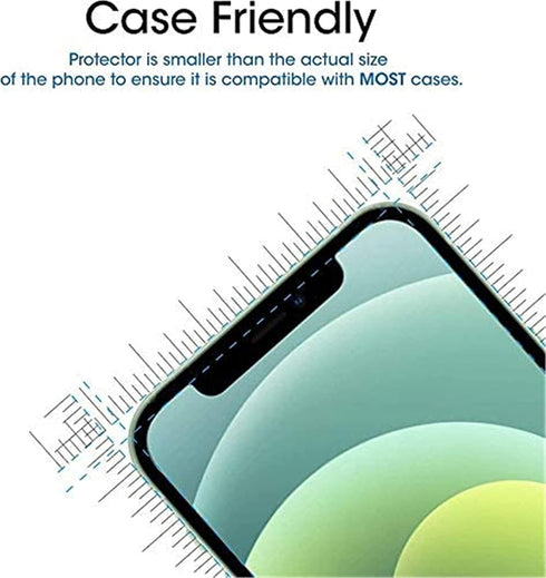 3 Pack Tempered Glass Film for Koobee K100 SL004T Screen Protector, Case Friendly, HD Clear, Anti-Fingerprints, Scratch