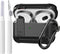 Olytop for Airpods 3rd Generation Case with Lock & Cleaner Tool, Rugged Shell Protective Cover with Keychain