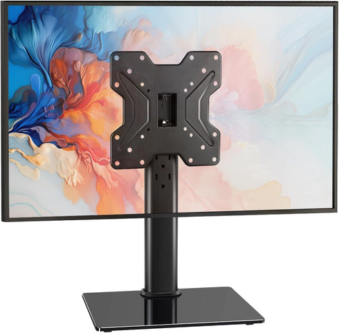 BFTOU Universal TV Stand for 13"43" TVs Swivel 4 Level Height Adjustable Table