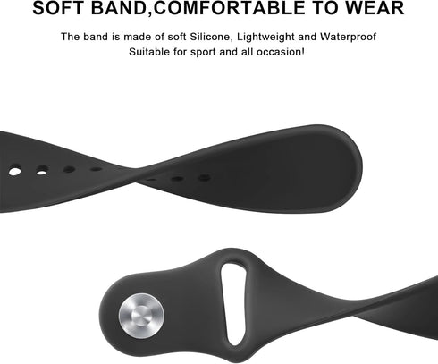 Silicone Band Compatible with IDW13, IDW16, IDW19 Smartwatch, 22mm Soft Quick-Release Sport Replacement Straps