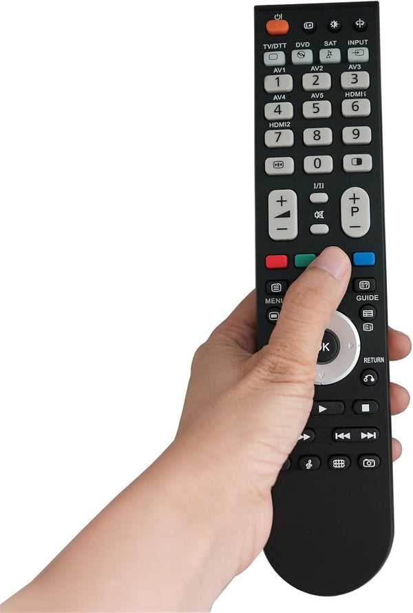 Replacement Remote Control for Hitachi P50H401, P55H401, CLU-4372UG2 LCD LED HDTV