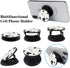 3 Pack/Multifunction Cell Phone Stand Holder and Grip, White Cute Foldable Kickstand Mount for Smartphones