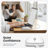 Satechi Setups, Slim LX Wired Mouse, Aluminum Design with USB-C Connectivity, Quiet Click Performance, Designed for Mac