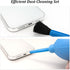 Brvlsoc 2-Pack Soft Brush Manual Rubber Air Blower Dust Cleaner for Camera, Telescope, Microscope, and Electronics