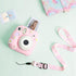 Silicone Case Lens Cap Set for Fujifilm Instax Mini 7+ 7 Plus Instant Camera, Protective Carrying Case Cover
