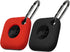 Geiomoo Silicone Case for Tile Mate 2024/2022, Soft Scratch Resistant Cover with Carabiner (2 Pack Black+Red)