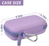 MP3 & MP4 Player Case for SOULCKER/G.G.Martinsen/iPod Nano/Sandisk/Sony NW-A45, Fits Earbuds, USB Cable - Purple