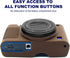 RX100 VII Case, Soft Silicone Protective Cover for Sony DSC-RX100 III/V/IV/VII Digital Camera (Coffee)