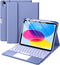 iPad 10th Generation Case with Keyboard (10.9", 2022), Multi-Touch Trackpad, Detachable Keyboard Folio Cover with